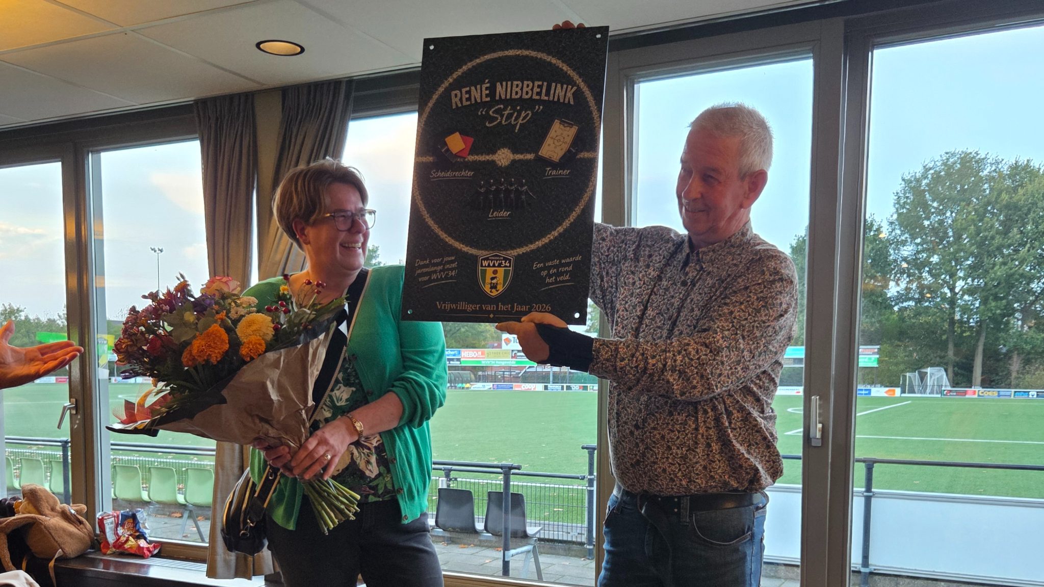 Gezellige derde helft vol huldigingen bij WVV’34!