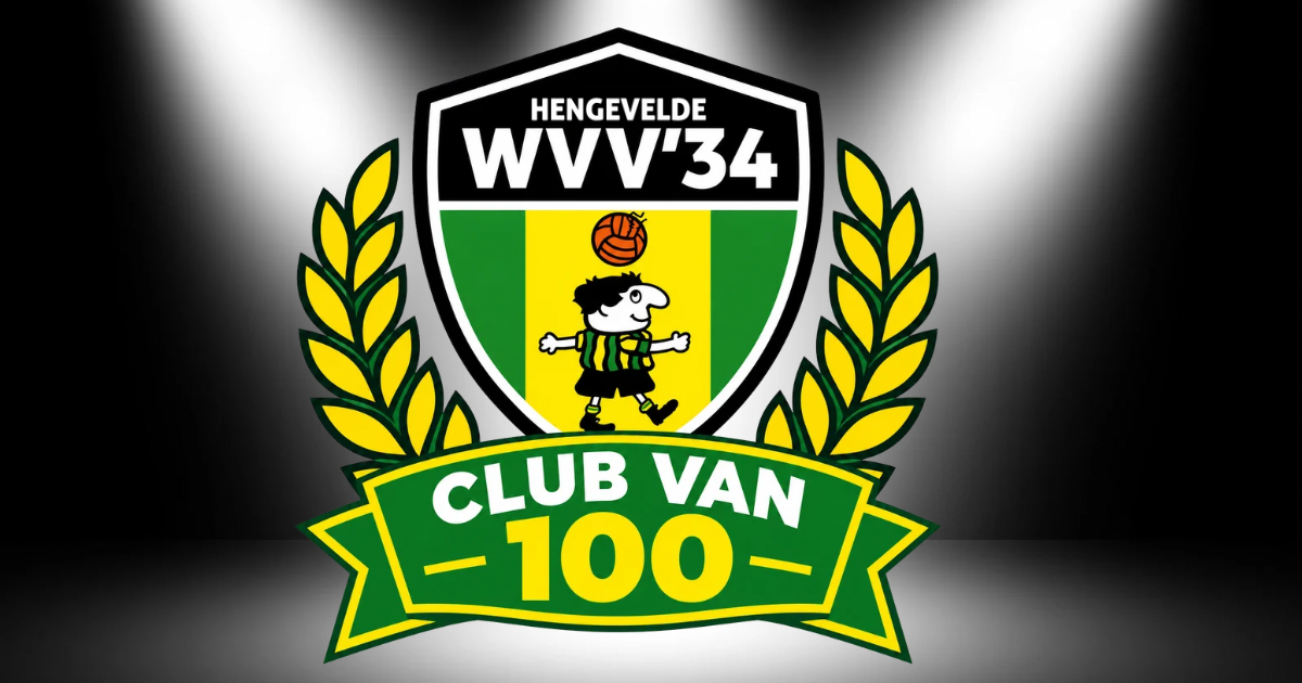 Reminder: aanmelden voor de Club van Honderd van WVV’34