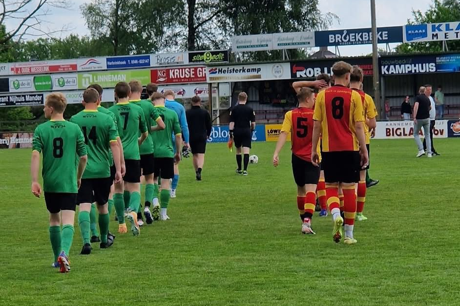 WVV’34 JO19-1 strijdt dapper, maar verliest van STEVO JO19-1
