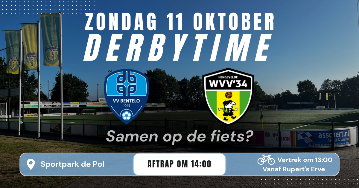 Samen op de fiets naar de derby!